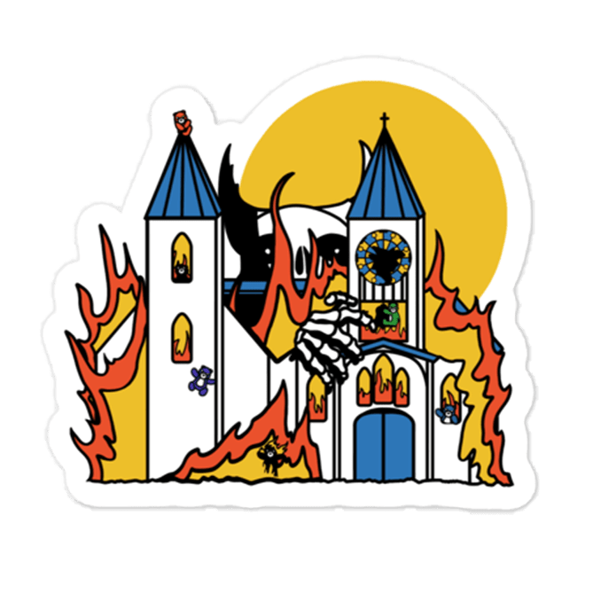 Snuggly Sabbath Sticker - NeoRebellion