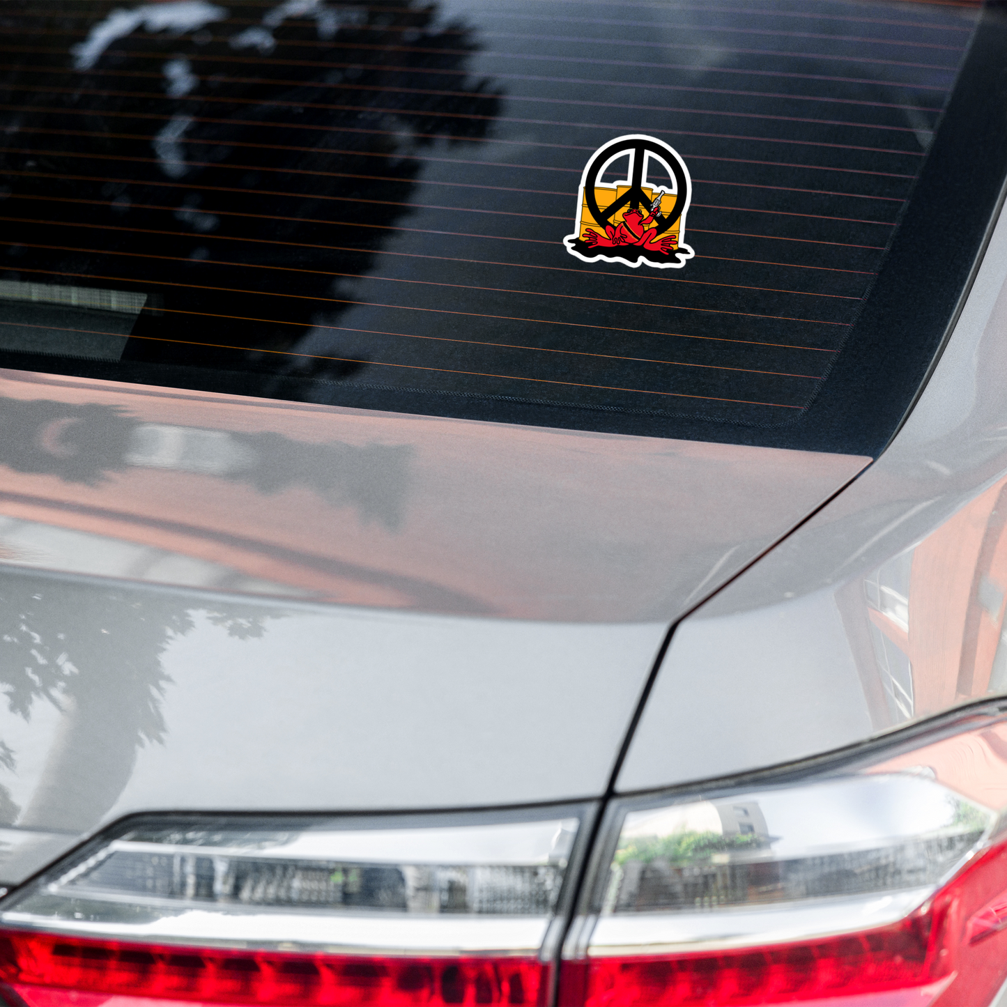 War Frog Sticker