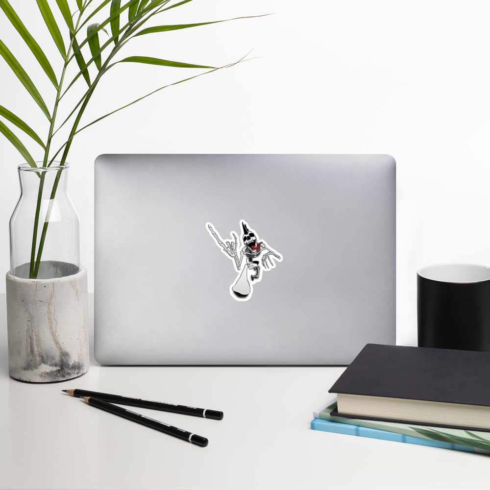 Punk Rock Skeleton Sticker - NeoRebellion