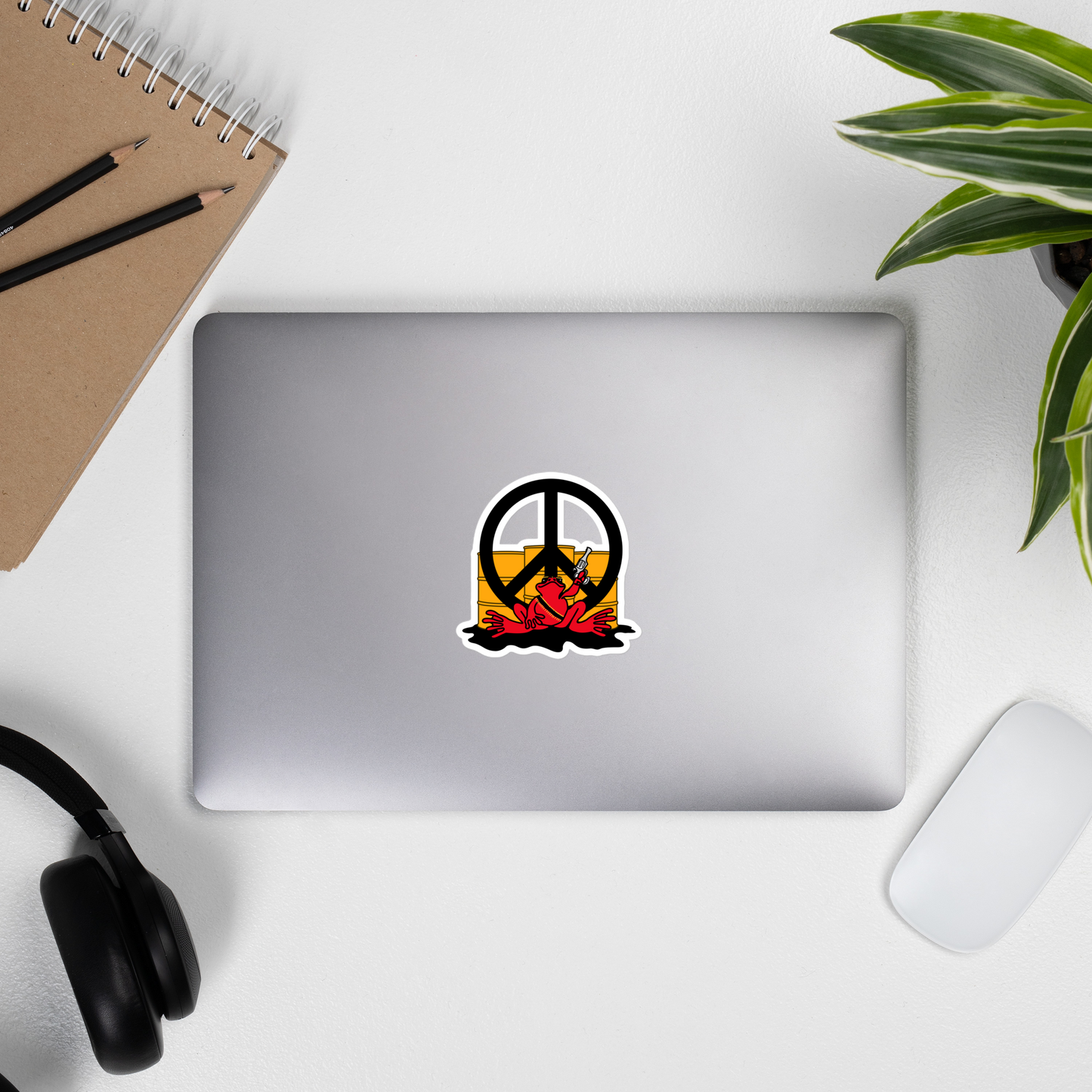 War Frog Sticker