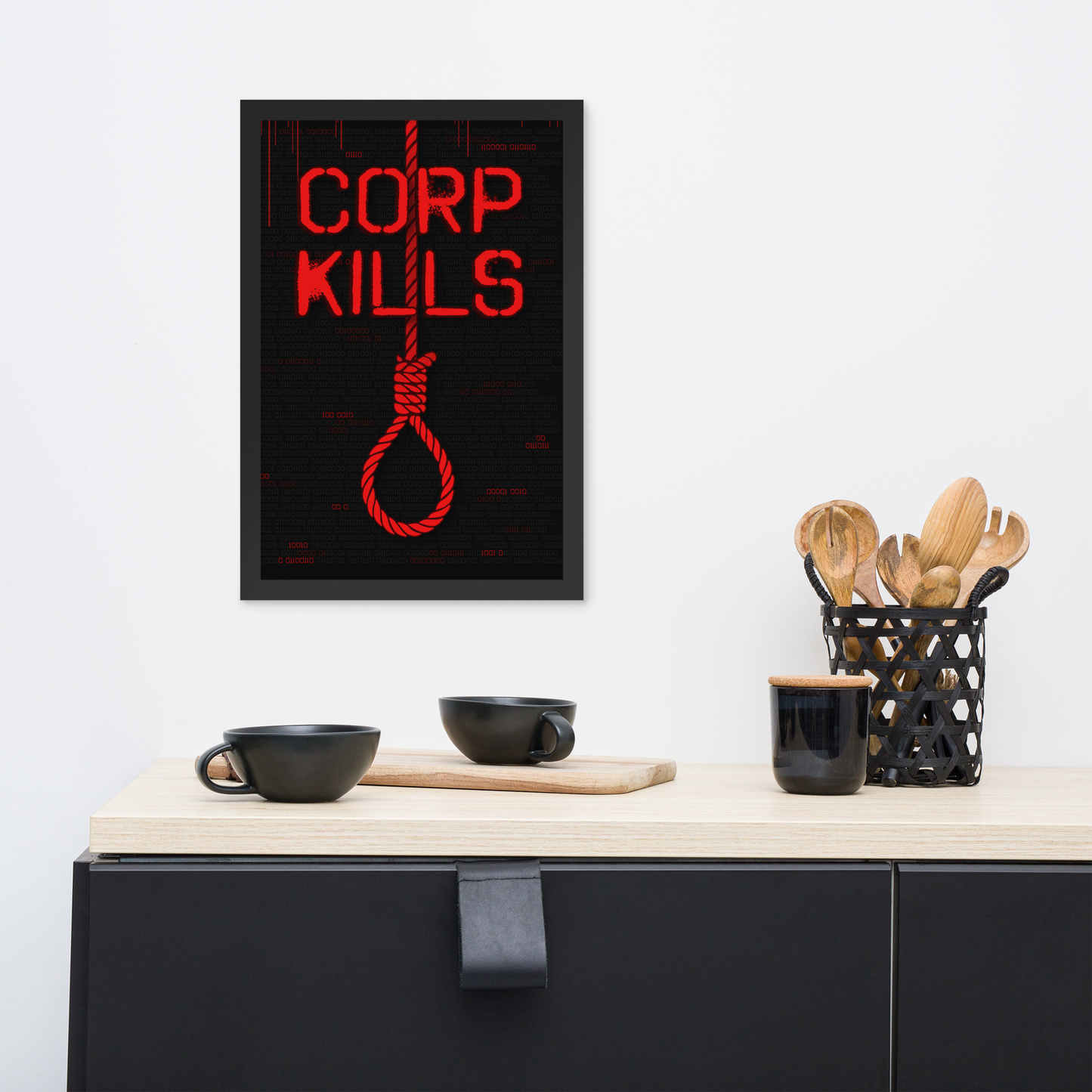 CORP KILLS Framed Poster