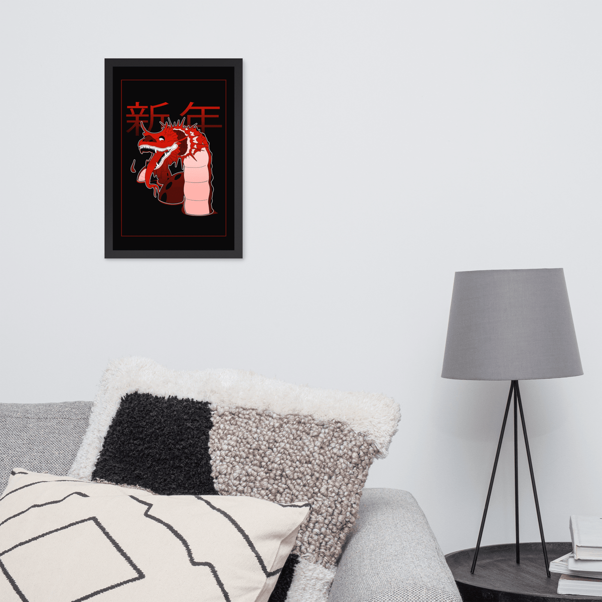 Long Millennium Dragon Framed Poster - NeoRebellion