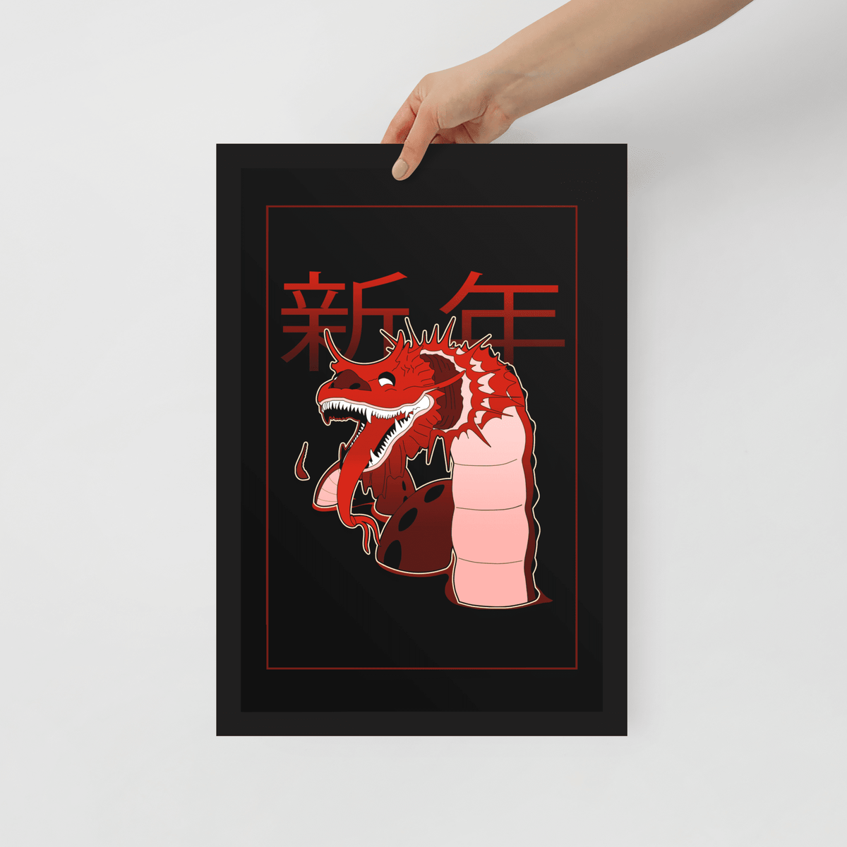 Long Millennium Dragon Framed Poster - NeoRebellion