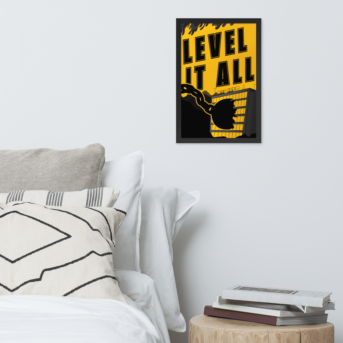 LEVEL IT ALL Framed Poster - NeoRebellion