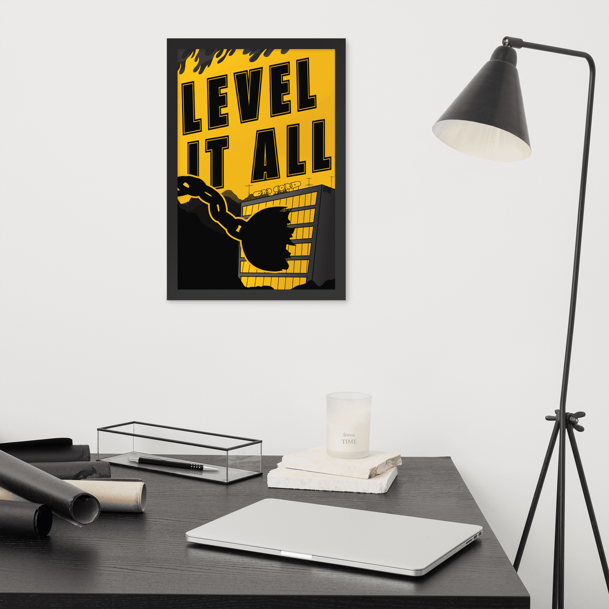 LEVEL IT ALL Framed Poster - NeoRebellion