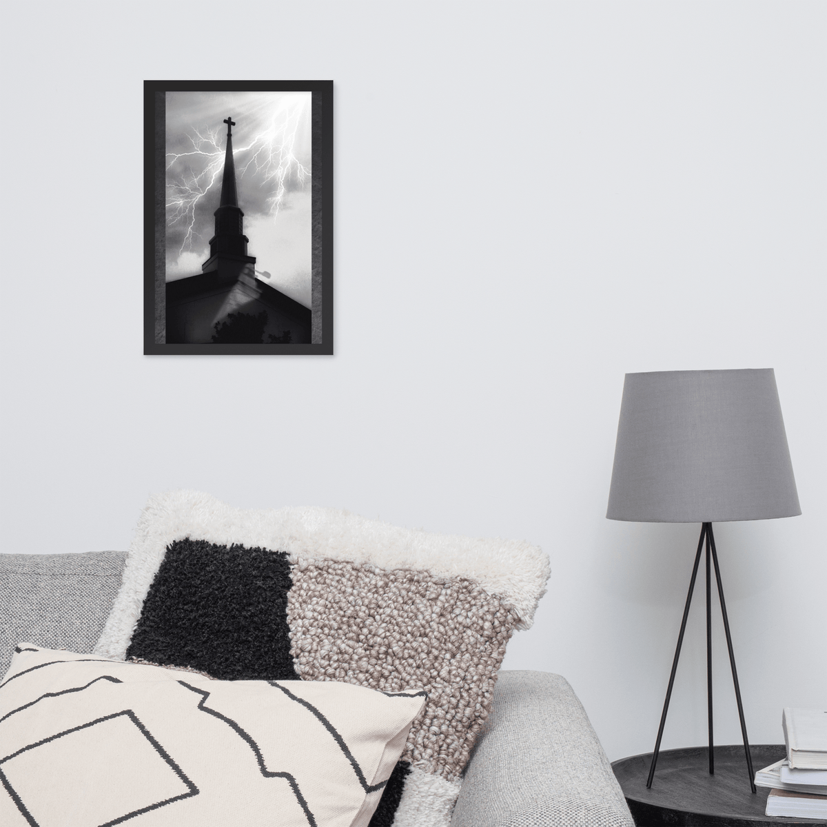Metal Chuch Framed Poster - NeoRebellion