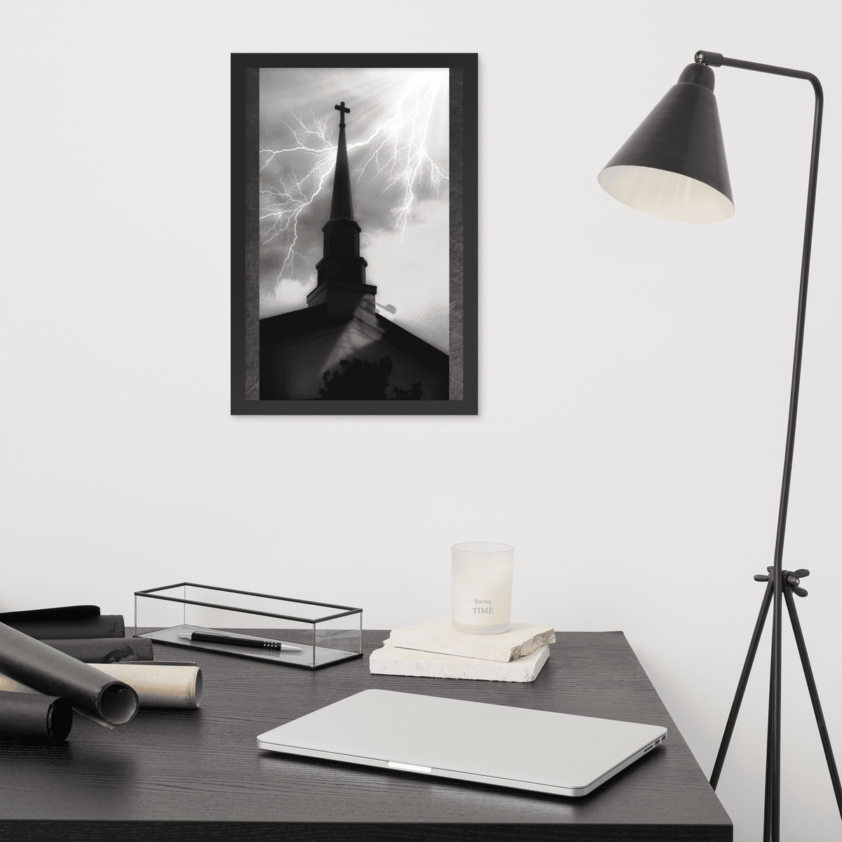 Metal Chuch Framed Poster - NeoRebellion