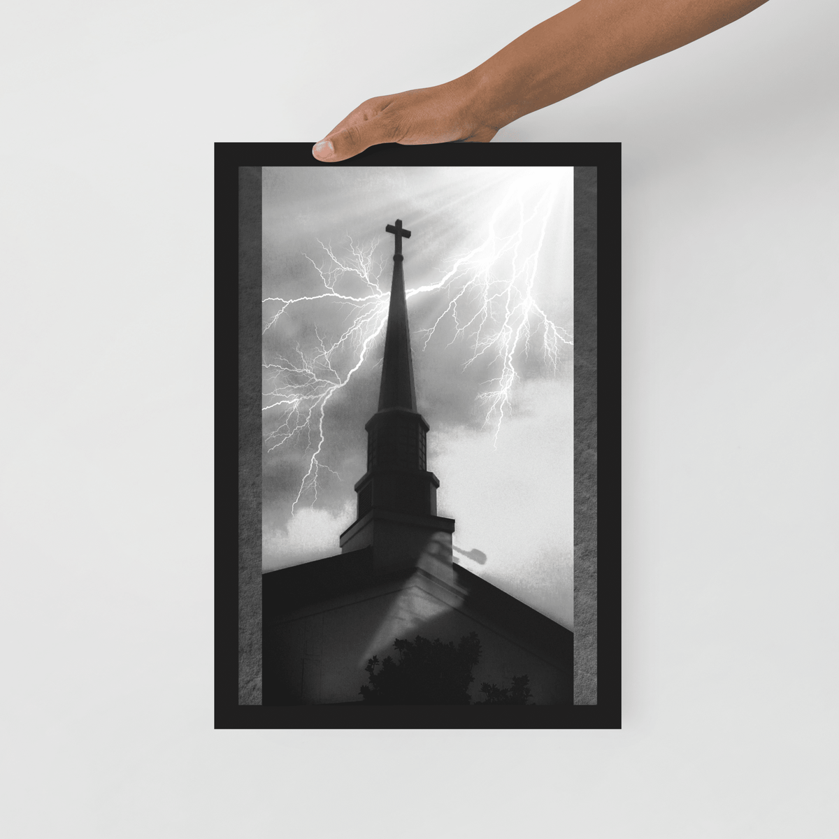 Metal Chuch Framed Poster - NeoRebellion