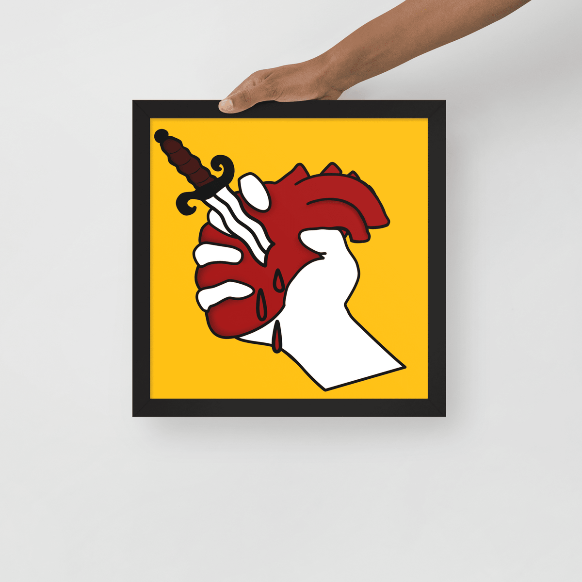 Love Kebab Framed Poster - NeoRebellion