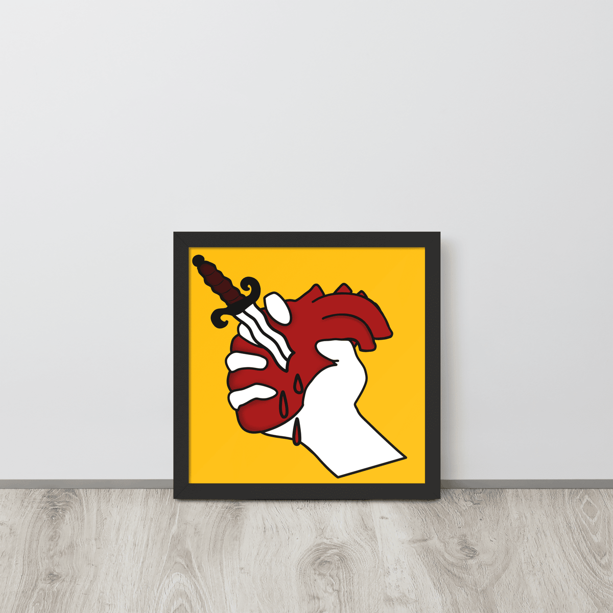 Love Kebab Framed Poster - NeoRebellion
