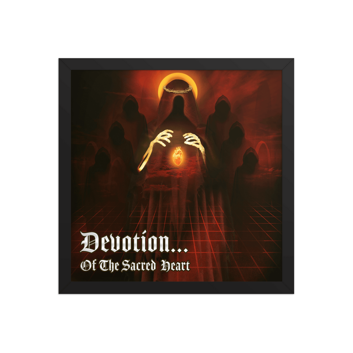 Devotion Of The Sacred Heart Framed Poster - NeoRebellion