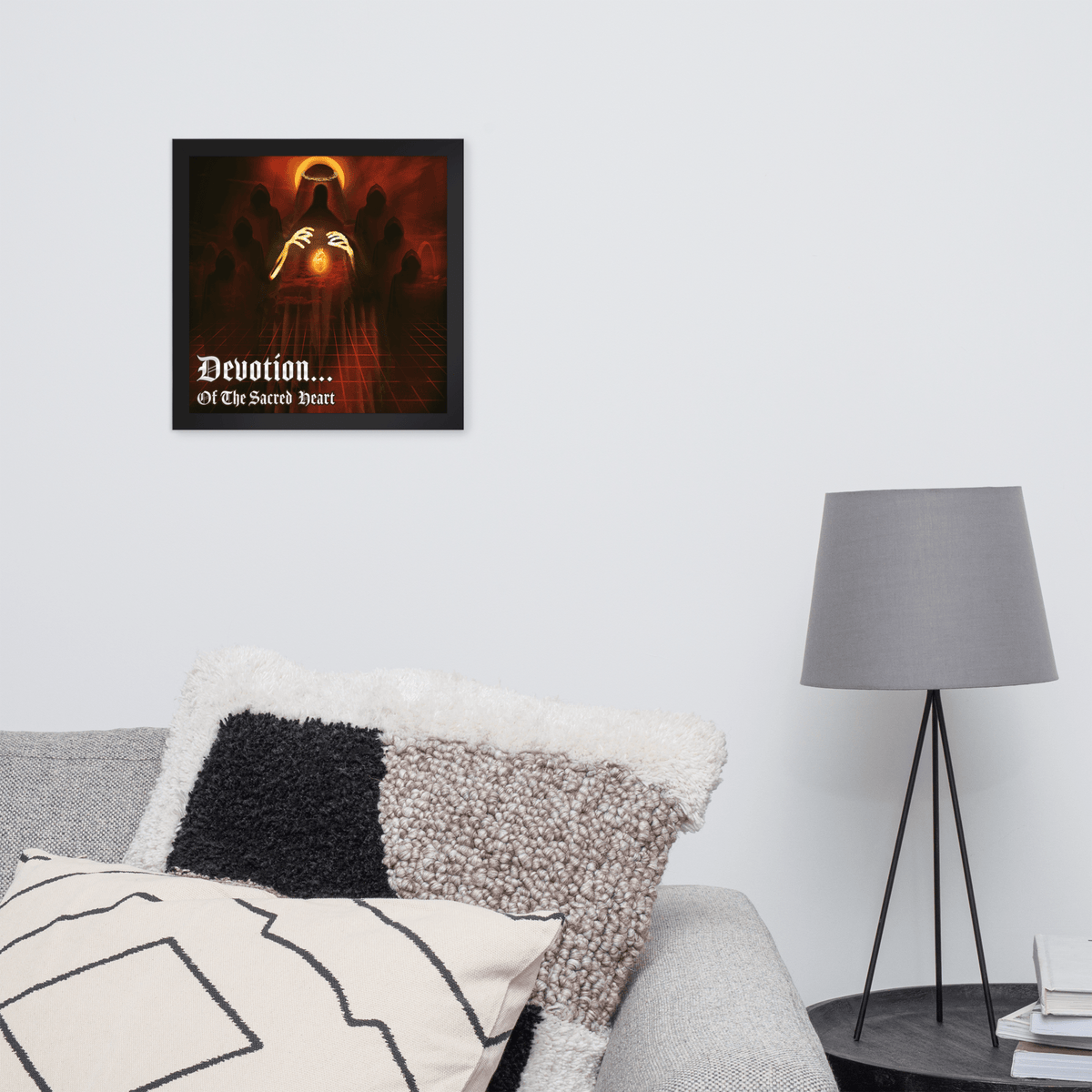Devotion Of The Sacred Heart Framed Poster - NeoRebellion