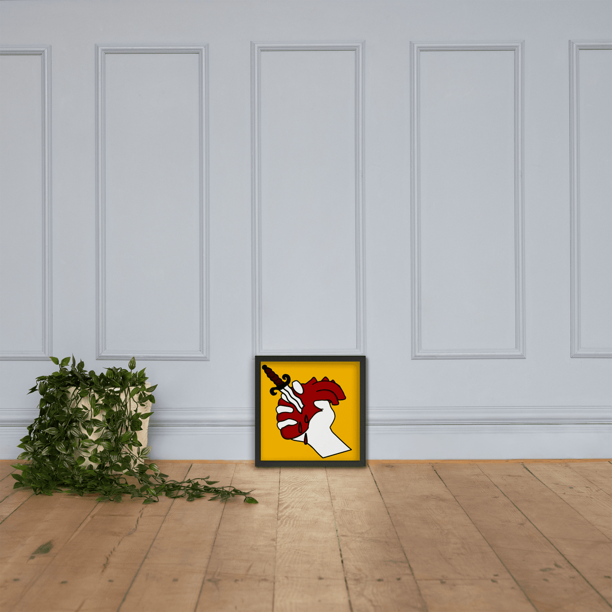 Love Kebab Framed Poster - NeoRebellion