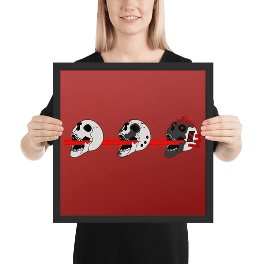 Triple Terminus: Laserheat - Framed Poster - NeoRebellion