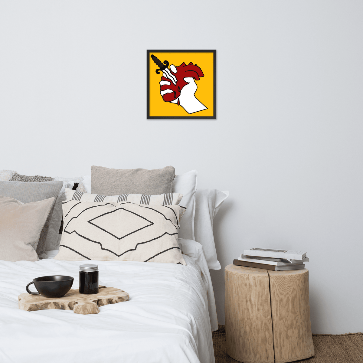 Love Kebab Framed Poster - NeoRebellion