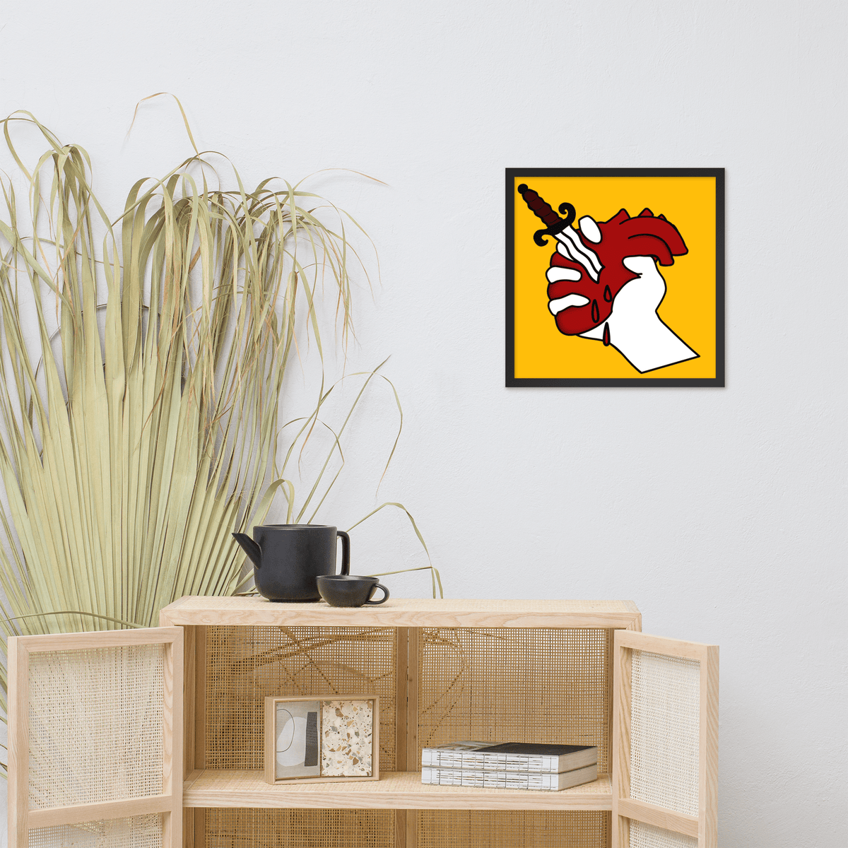 Love Kebab Framed Poster - NeoRebellion