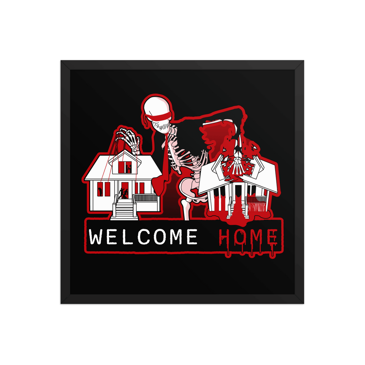 Welcome Home Framed Poster - NeoRebellion