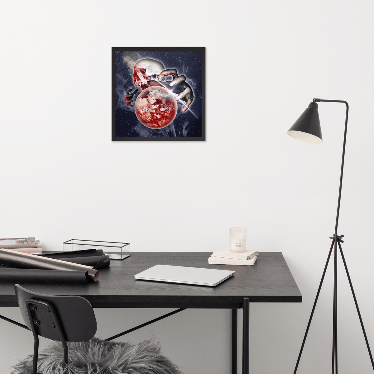 Planetary Contagion Framed Poster - NeoRebellion