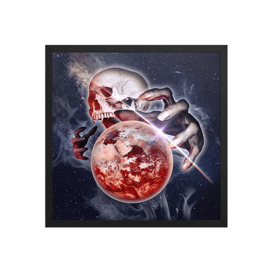 Planetary Contagion Framed Poster - NeoRebellion