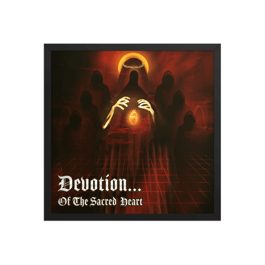 Devotion Of The Sacred Heart Framed Poster - NeoRebellion