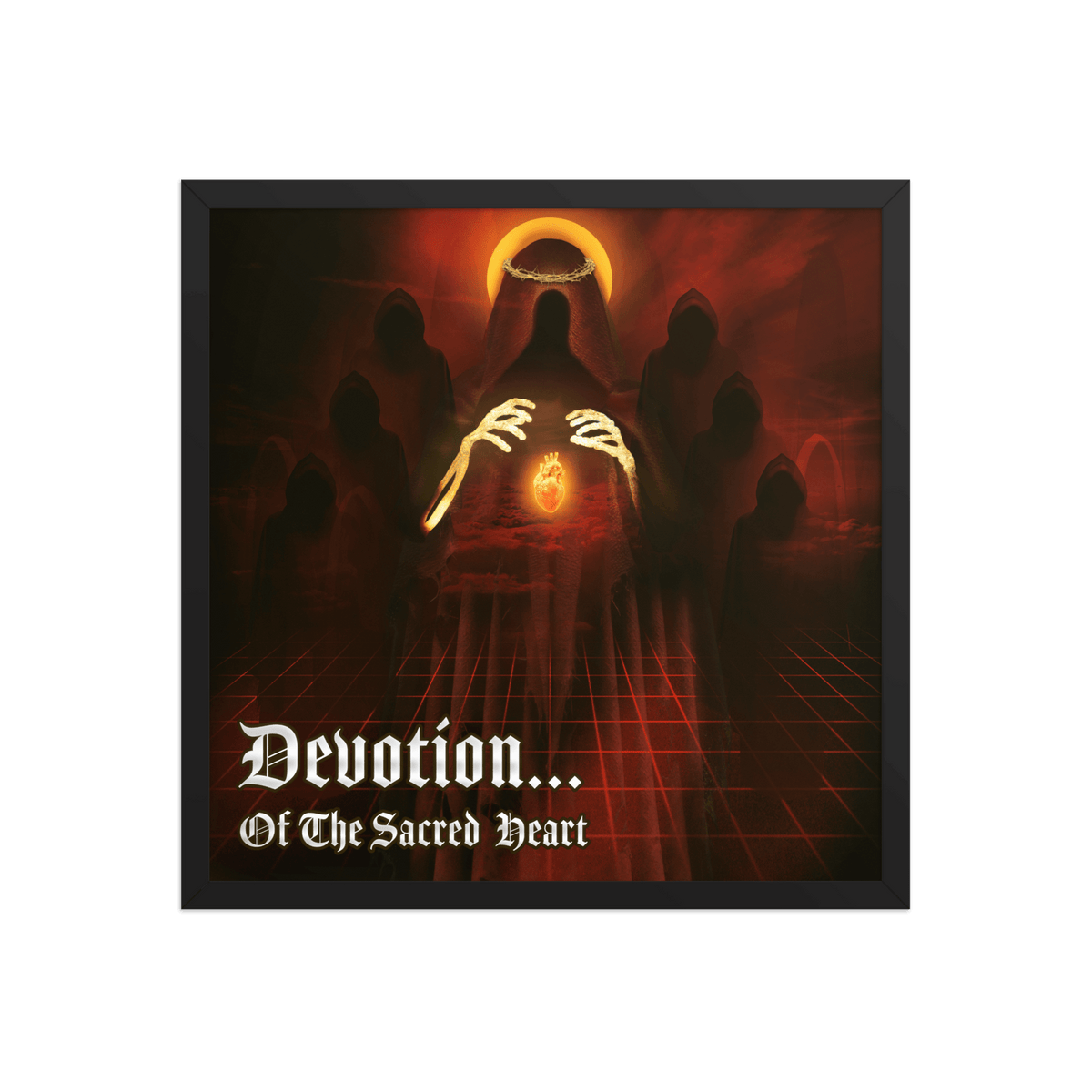 Devotion Of The Sacred Heart Framed Poster - NeoRebellion
