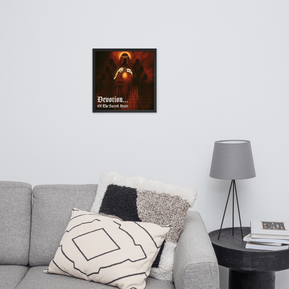 Devotion Of The Sacred Heart Framed Poster - NeoRebellion