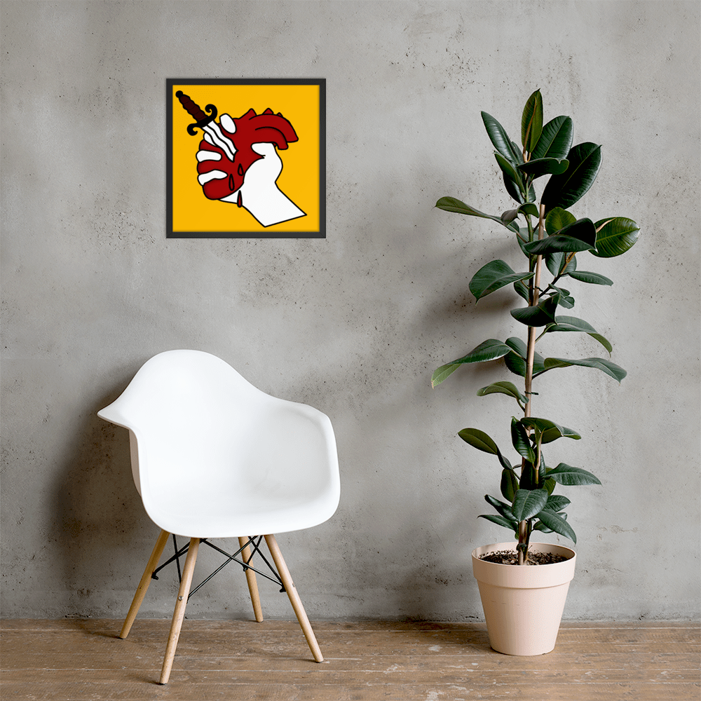 Love Kebab Framed Poster - NeoRebellion