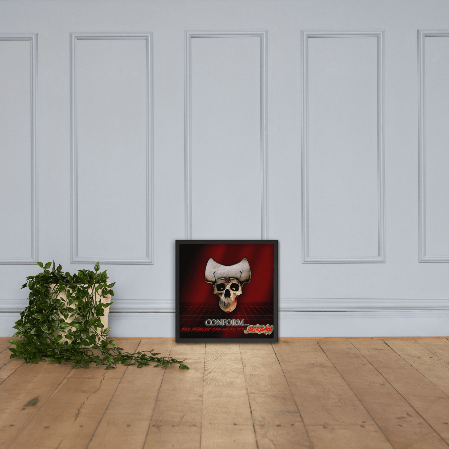 Conform… And Nobody Can Hear You SCREAM! - Framed Poster - NeoRebellion