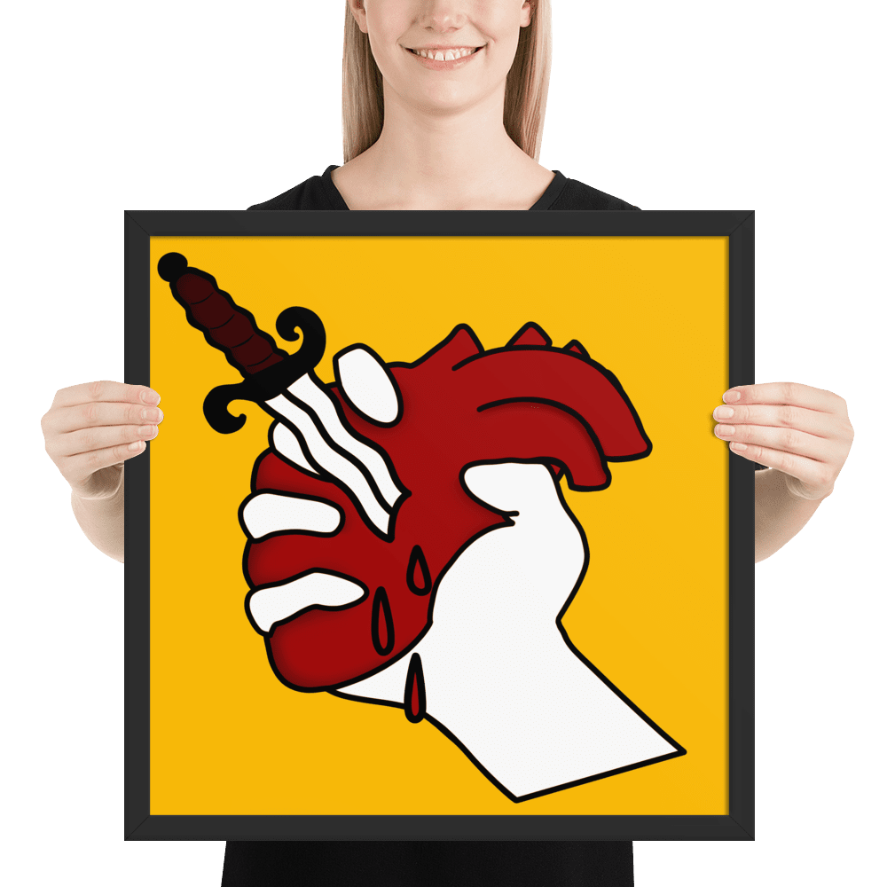 Love Kebab Framed Poster - NeoRebellion