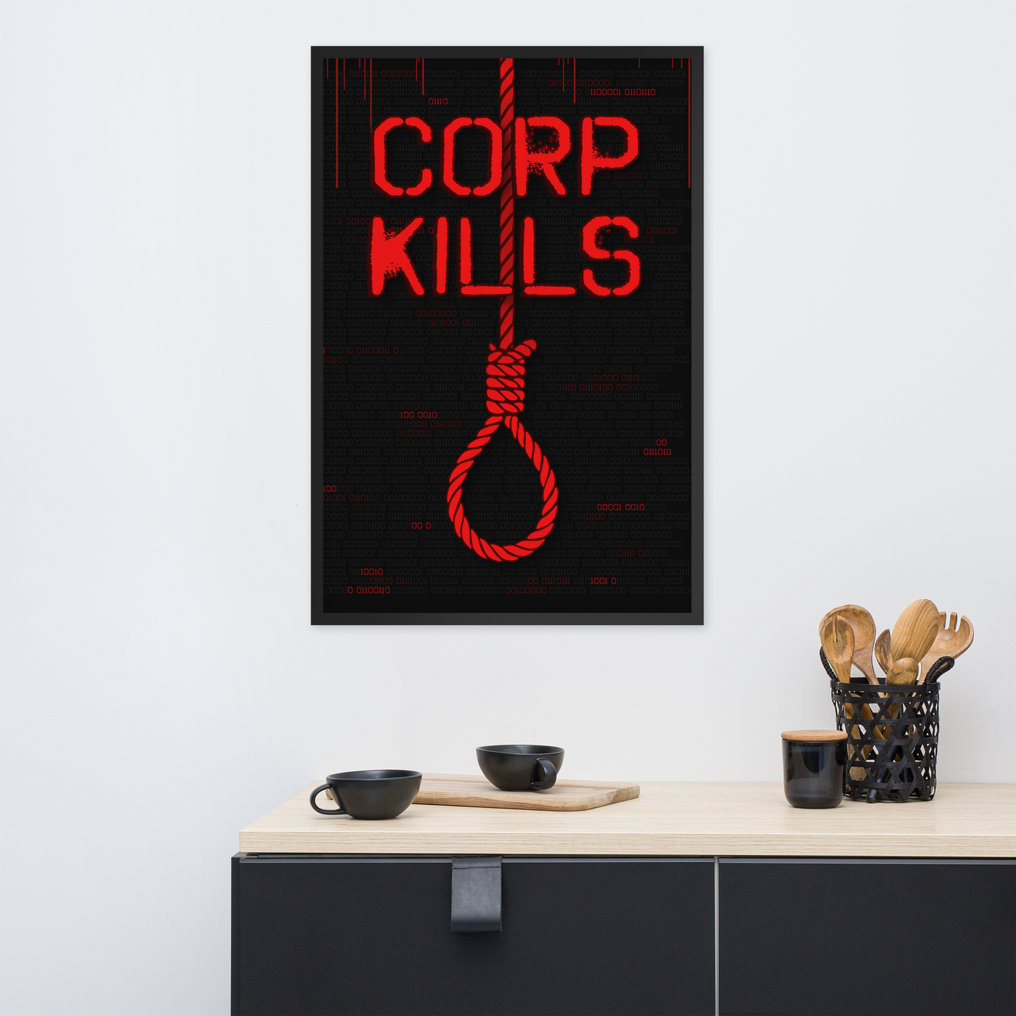 CORP KILLS Framed Poster