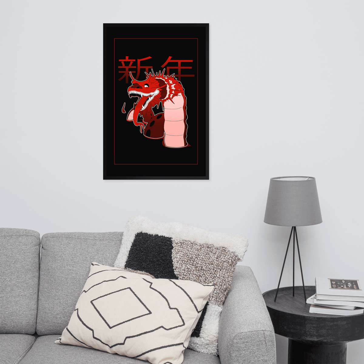 Long Millennium Dragon Framed Poster - NeoRebellion