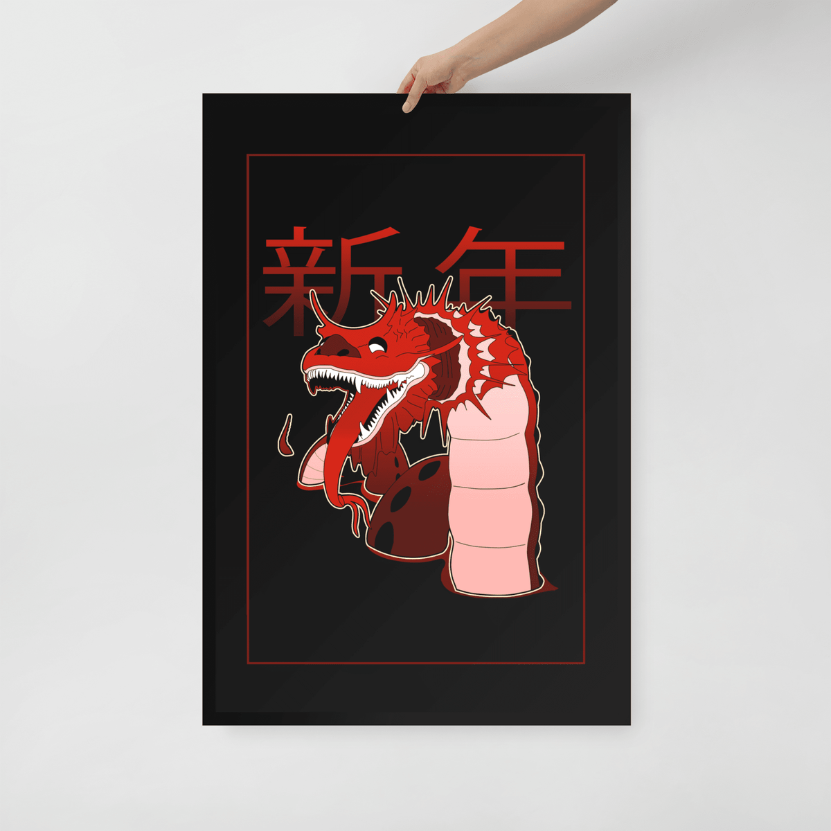 Long Millennium Dragon Framed Poster - NeoRebellion