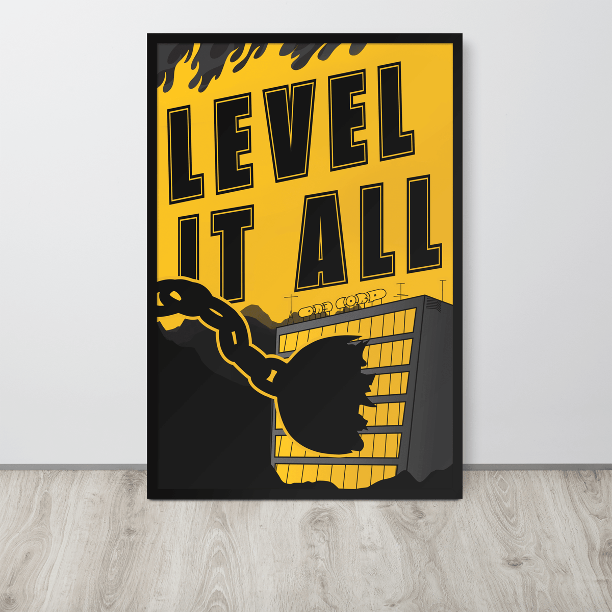 LEVEL IT ALL Framed Poster - NeoRebellion
