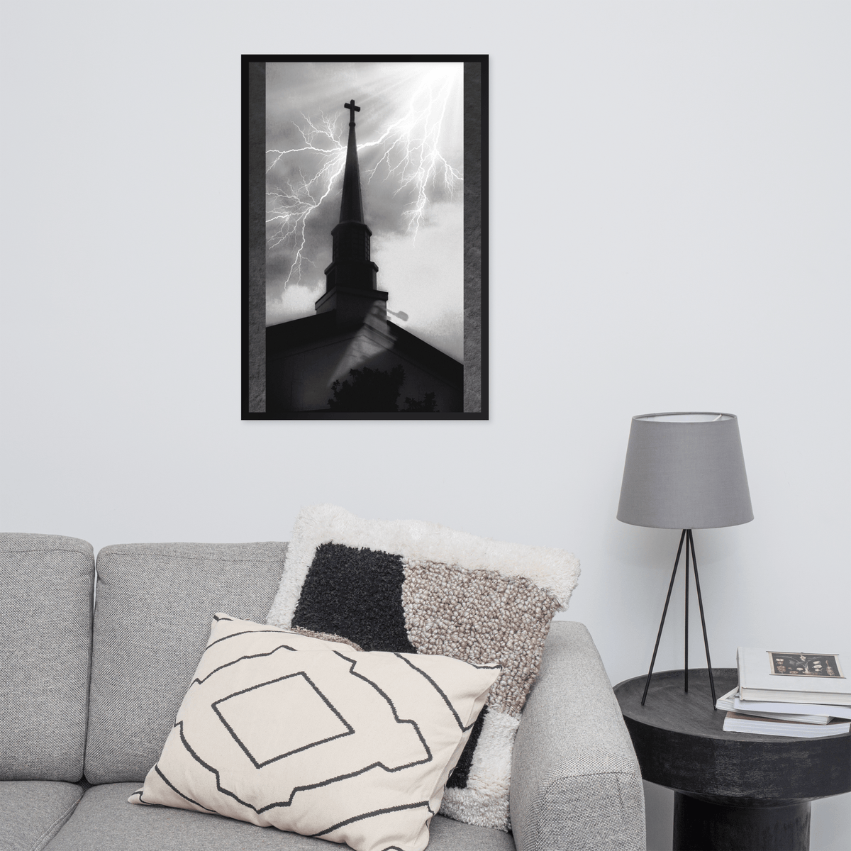 Metal Chuch Framed Poster - NeoRebellion