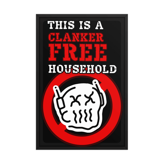 Clanker FREE Household Framed Poster - NeoRebellion