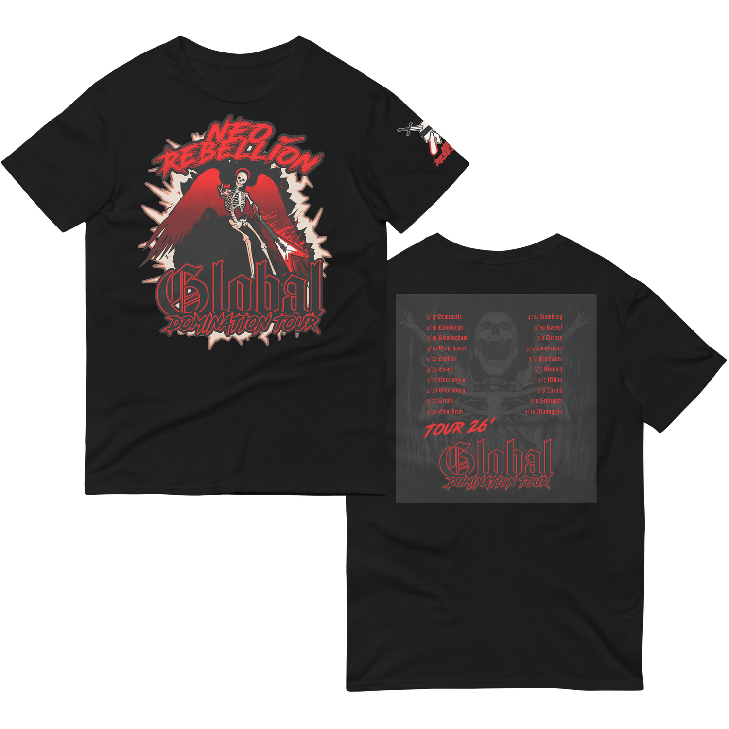 NeoRebellion Global Domination Tour Tee - NeoRebellion