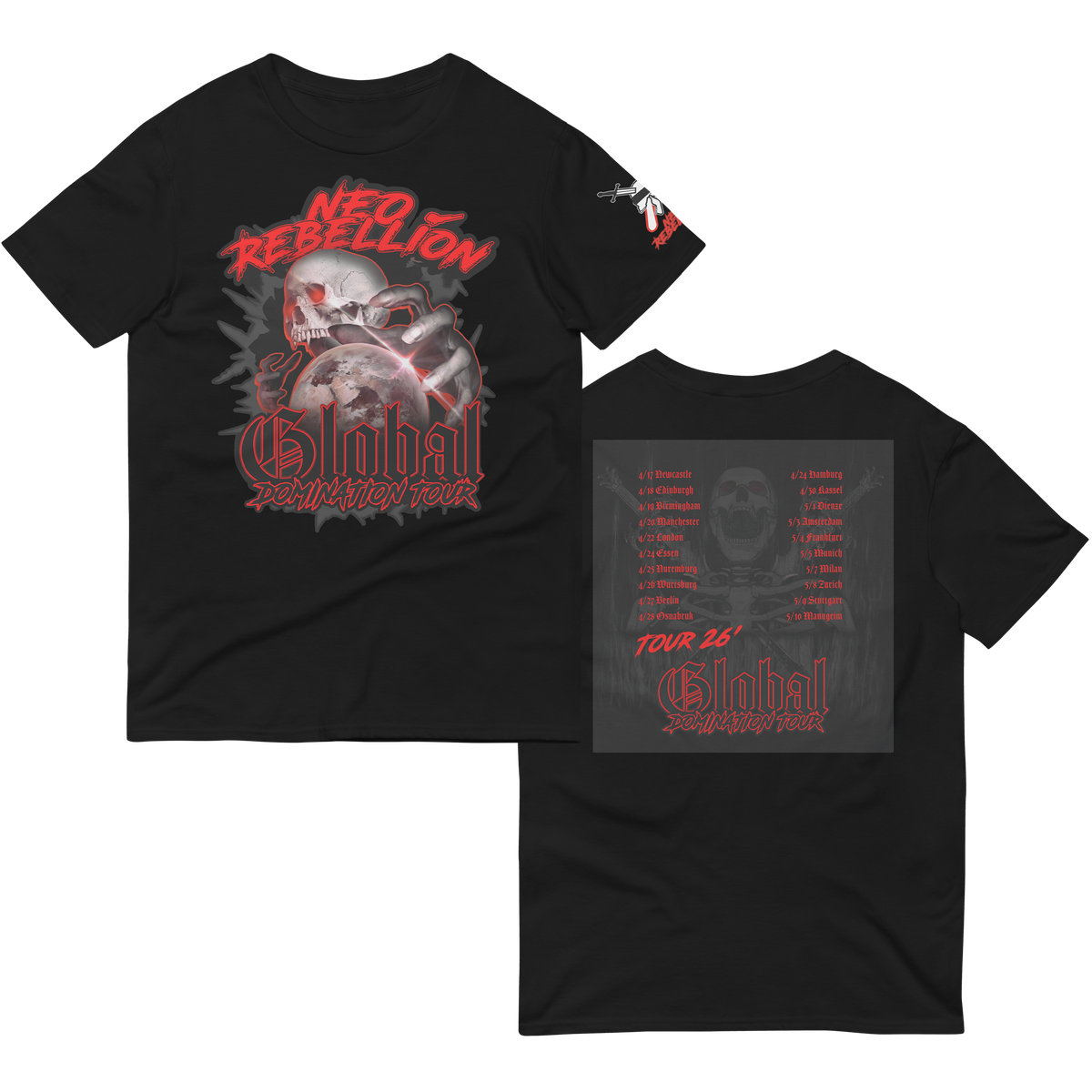 NeoRebellion Global Domination Tour Tee