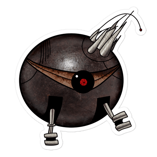 8-Ball Bot Sticker - NeoRebellion