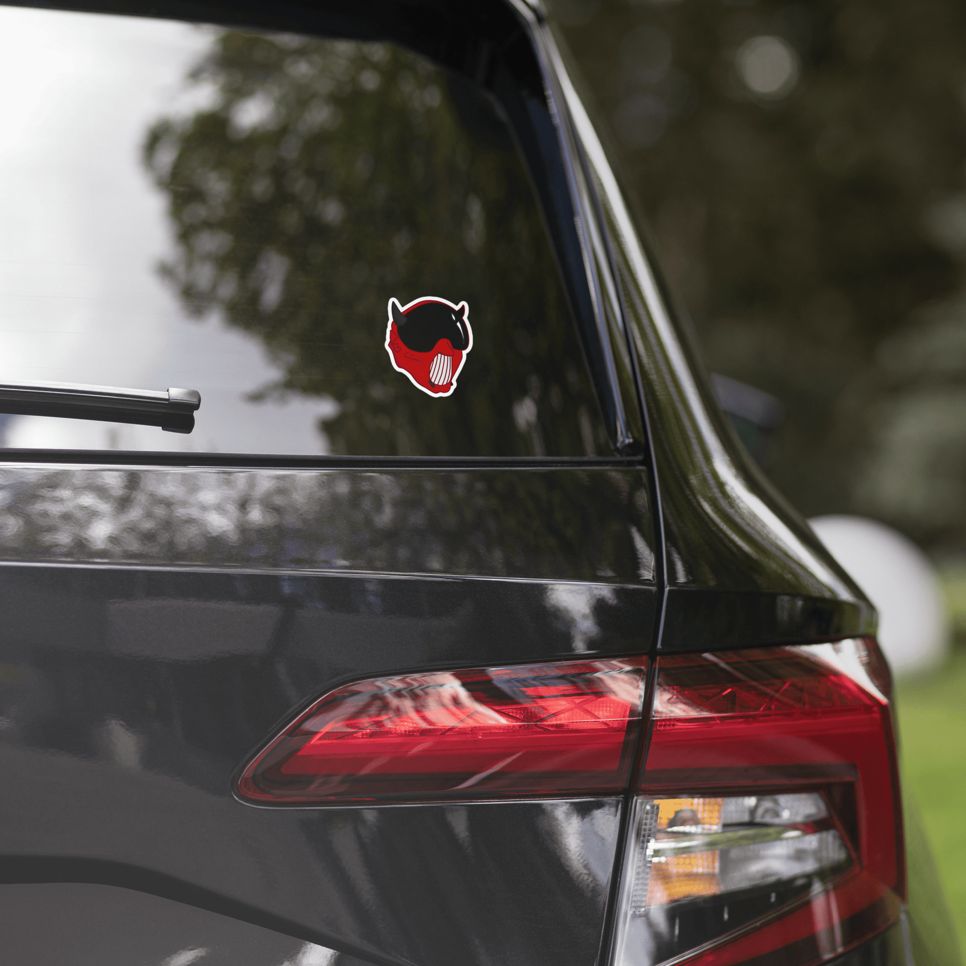 Cyber Oni Mask Sticker - NeoRebellion