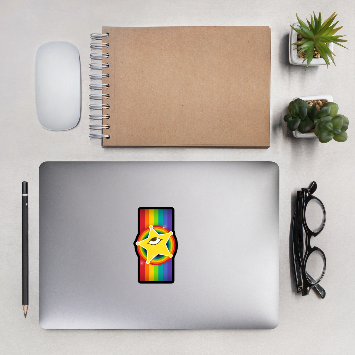 Rainbow Superstar Sticker