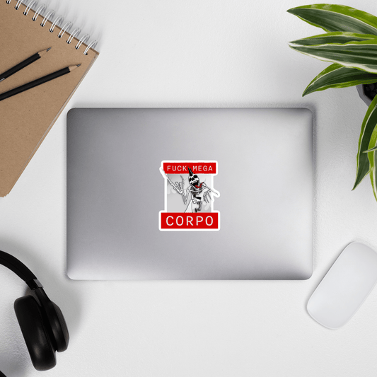 Fuck Mega Corpo Sticker - NeoRebellion