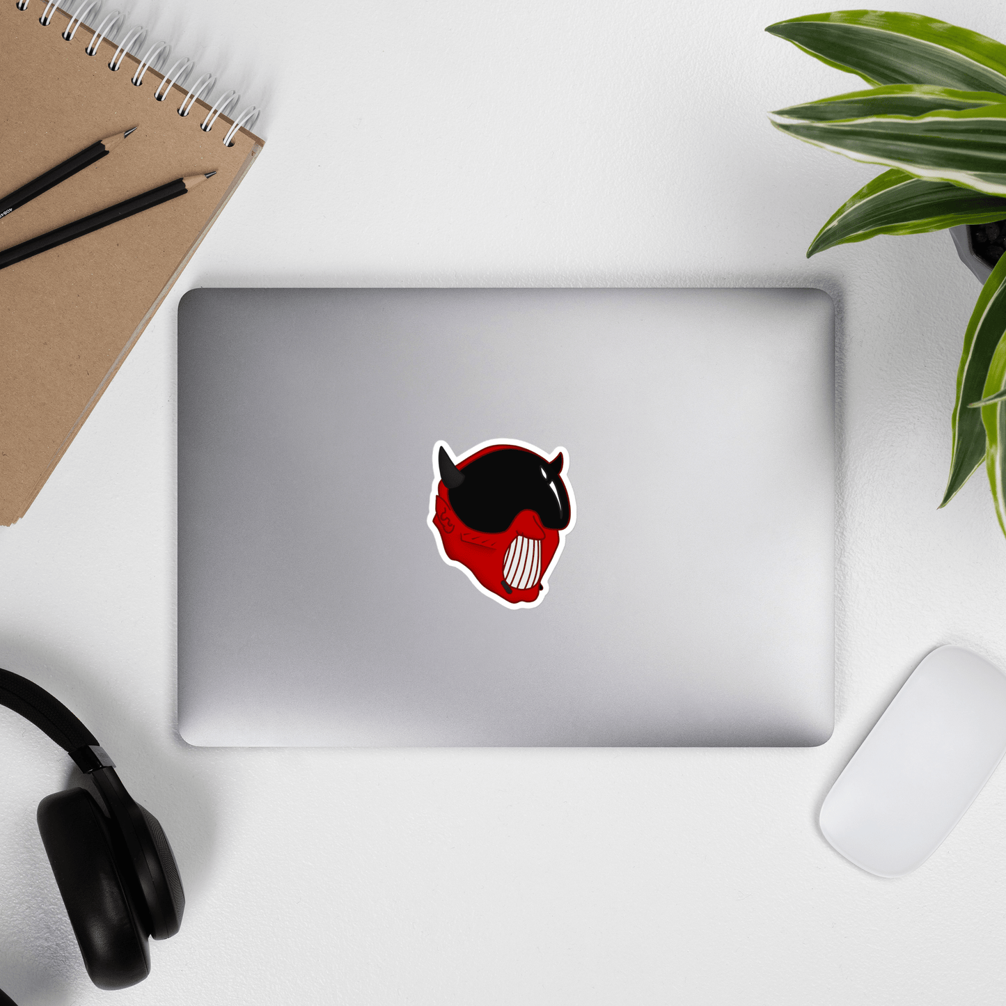 Cyber Oni Mask Sticker - NeoRebellion