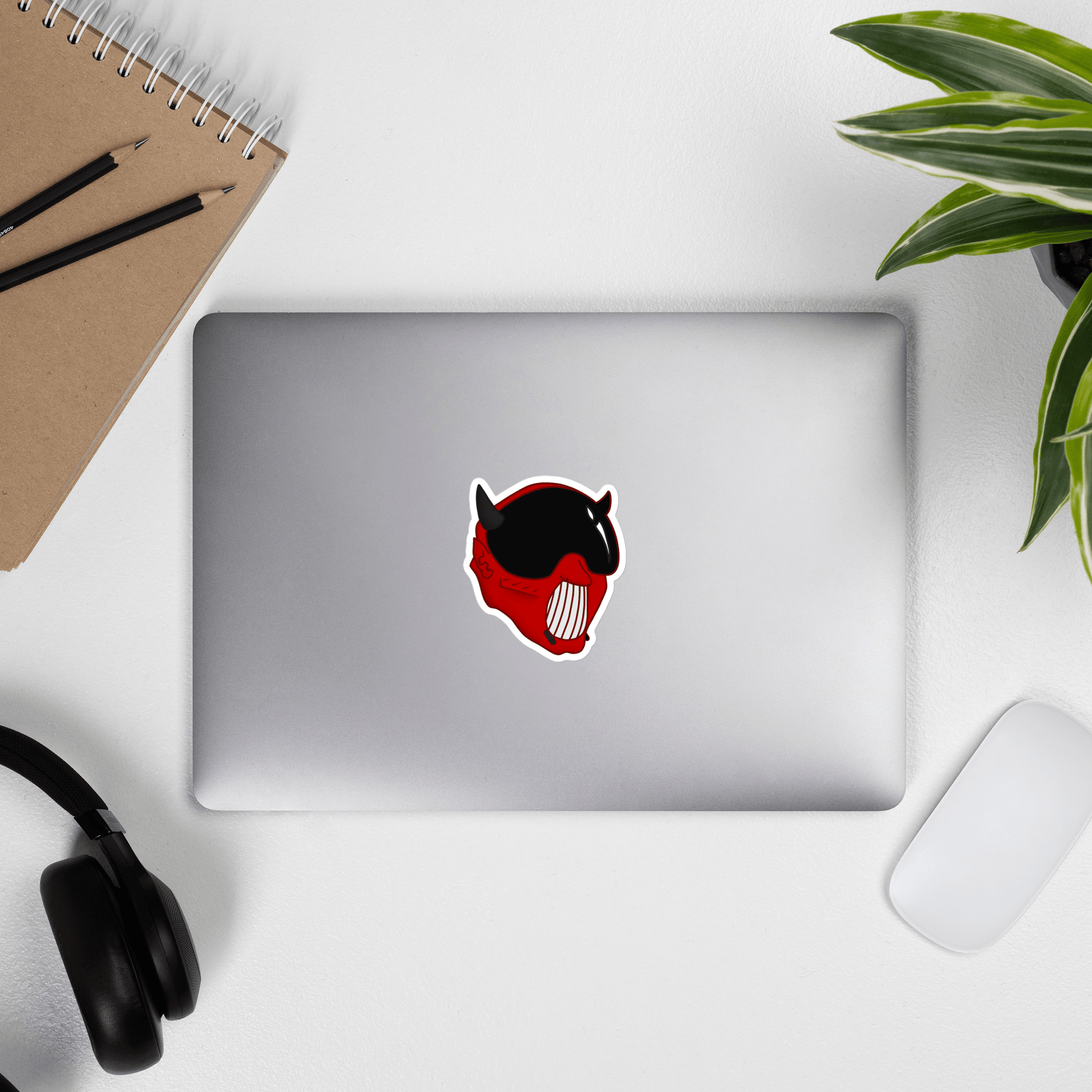 Cyber Oni Mask Sticker - NeoRebellion