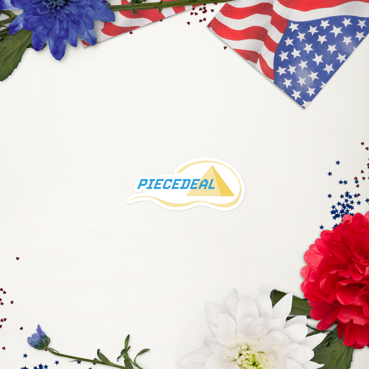 Piecedeal Logo Sticker