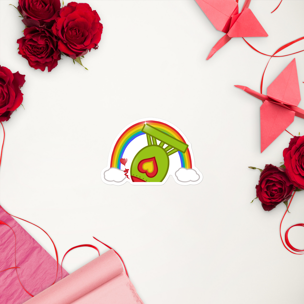 Love Bomb Sticker