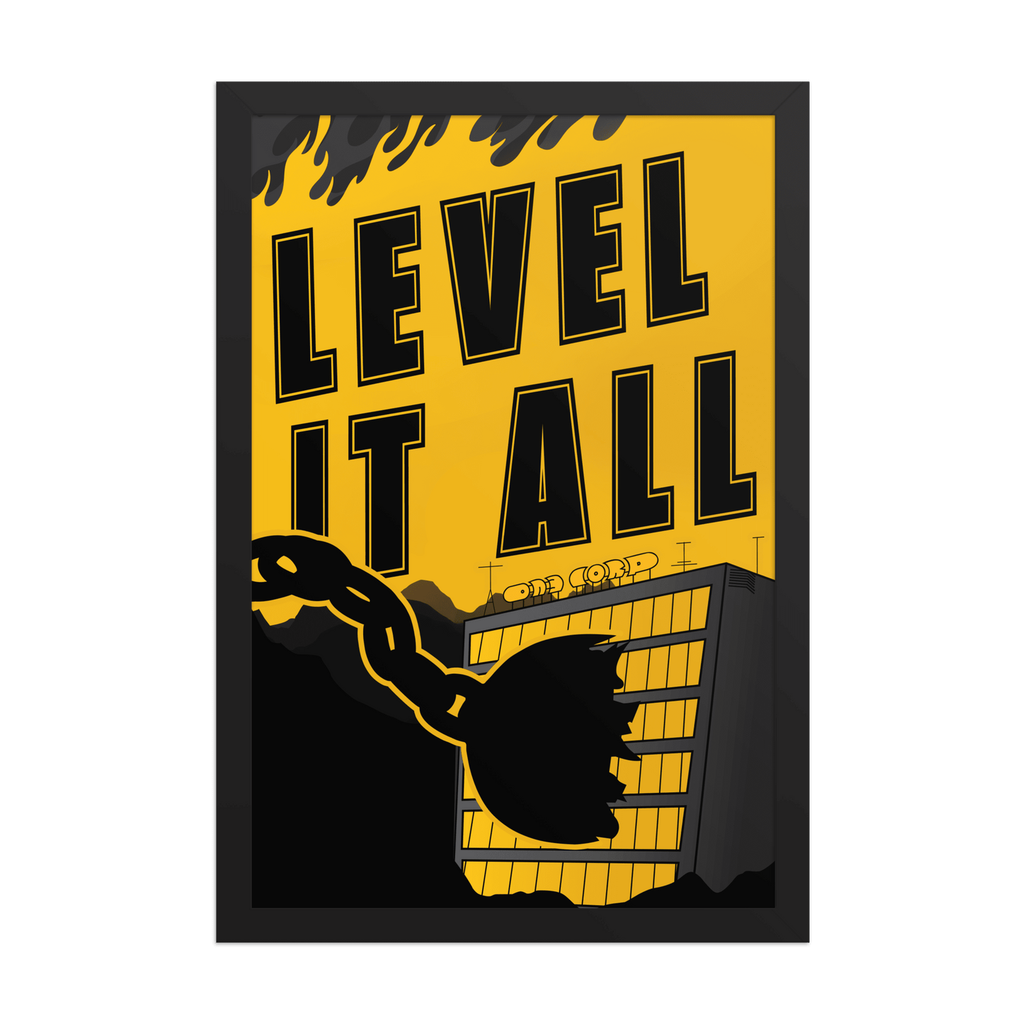 LEVEL IT ALL Framed Poster - NeoRebellion