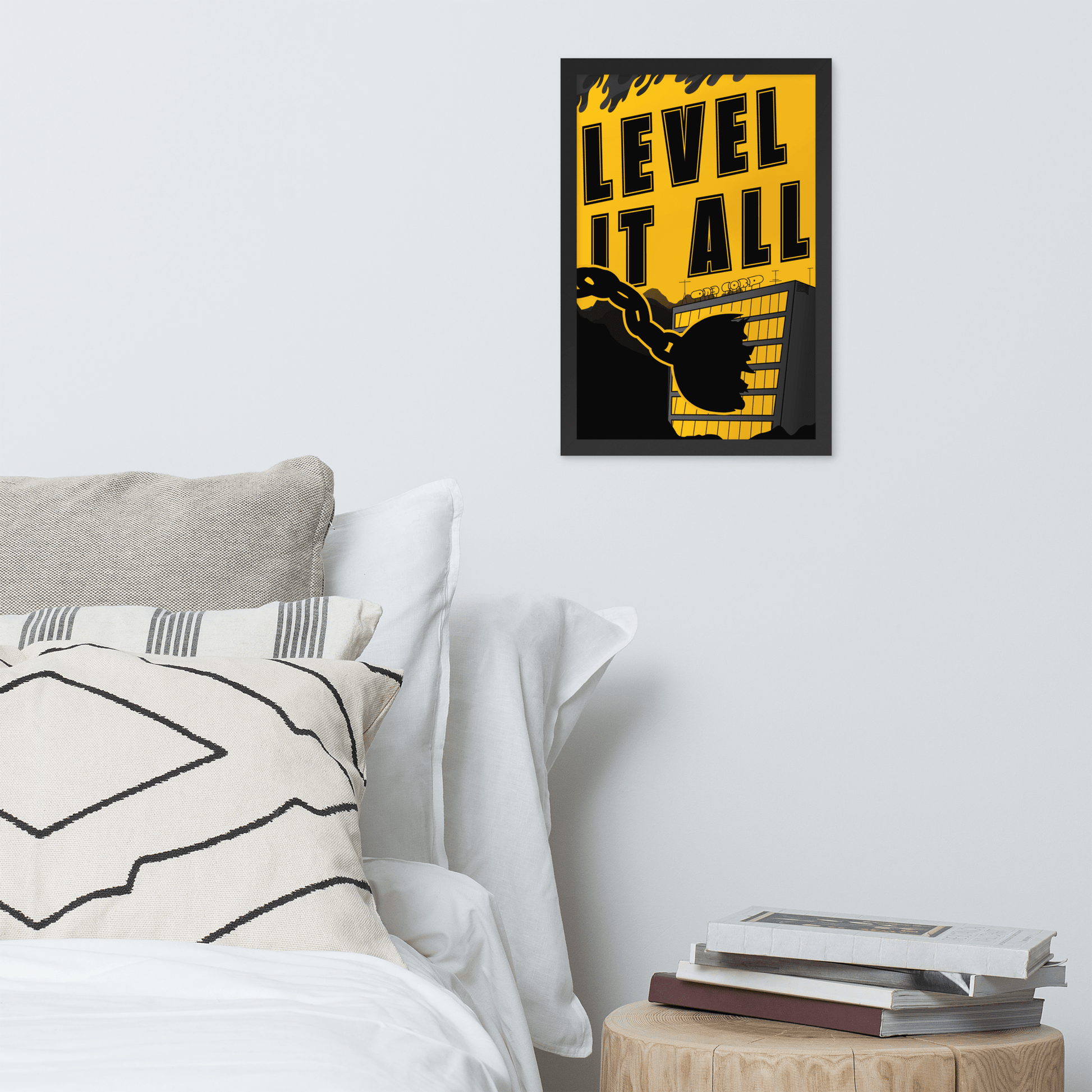LEVEL IT ALL Framed Poster - NeoRebellion