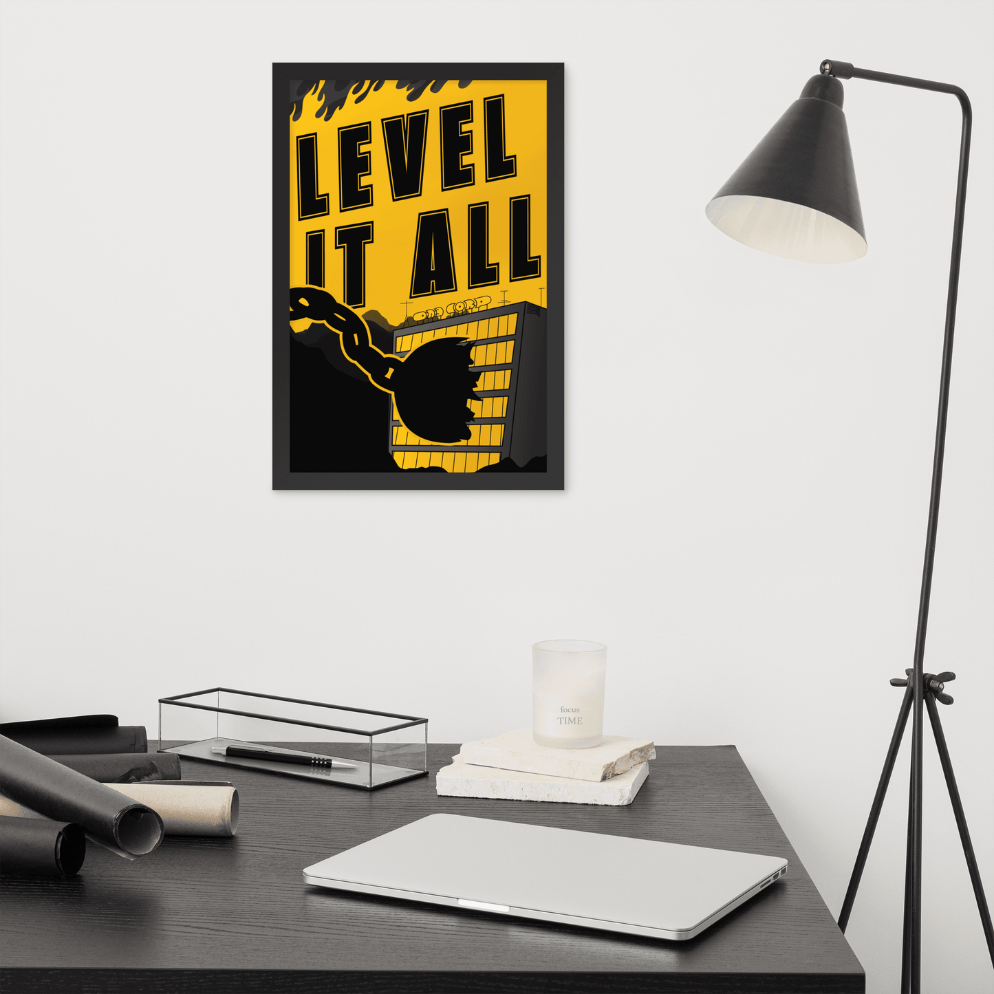 LEVEL IT ALL Framed Poster - NeoRebellion