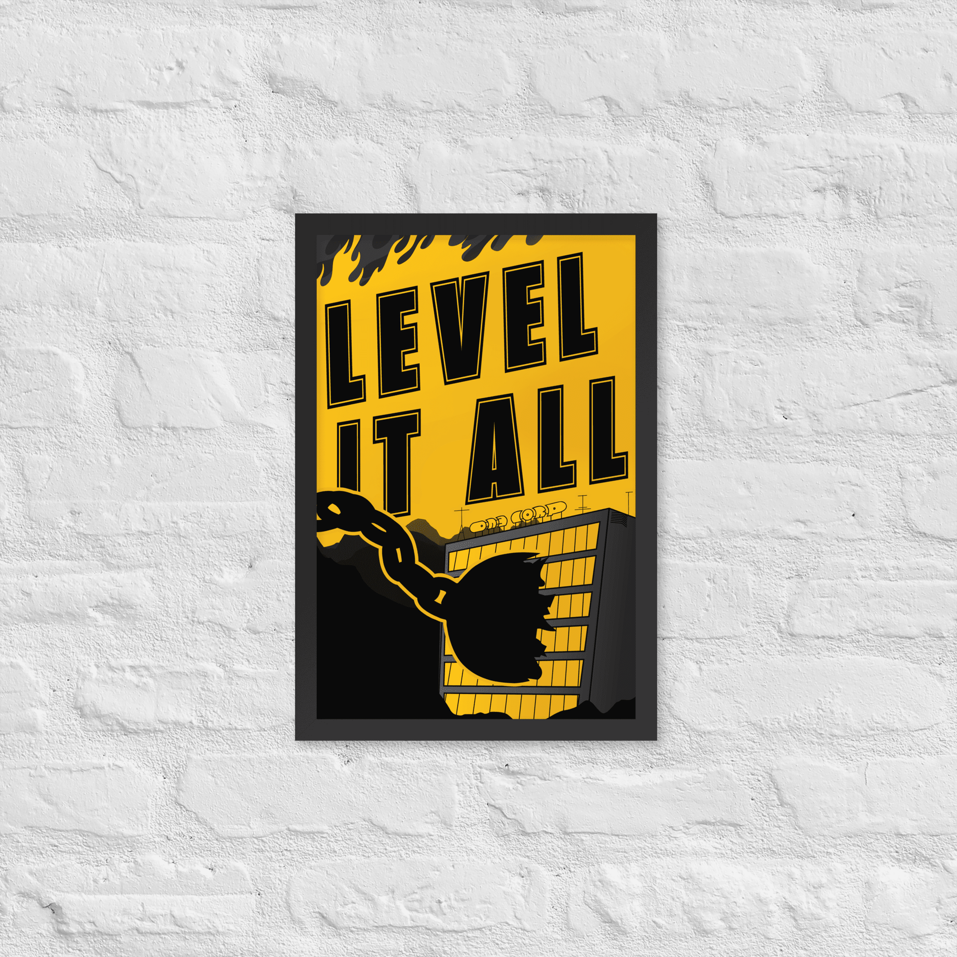 LEVEL IT ALL Framed Poster - NeoRebellion