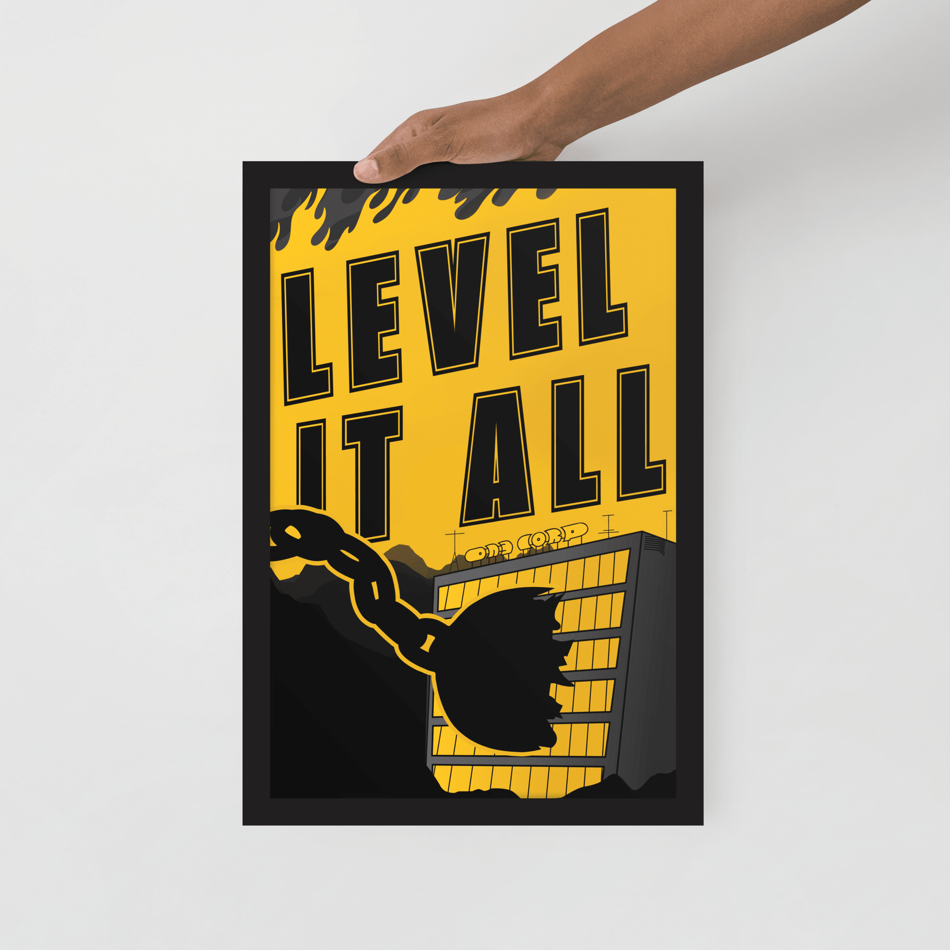 LEVEL IT ALL Framed Poster - NeoRebellion